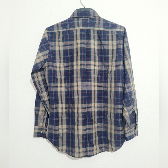 Vintage Pendleton Plaid Flannel Shirt 100% Virgin Wool *Made In USA* mens Size M - Picture 3 of 14